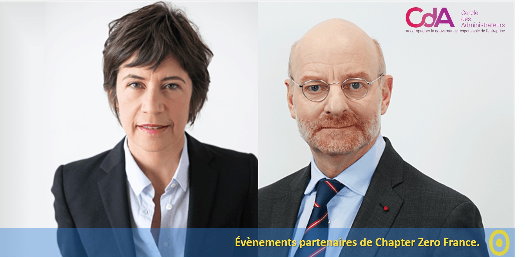 Matinale Cercle des Administrateurs avec Monica de Virgiliis et Stéphane Volant