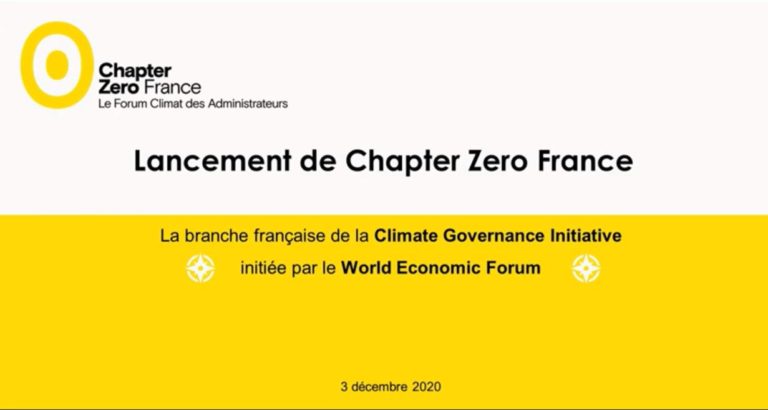 Replay du webinaire de lancement de Chapter Zero France disponible