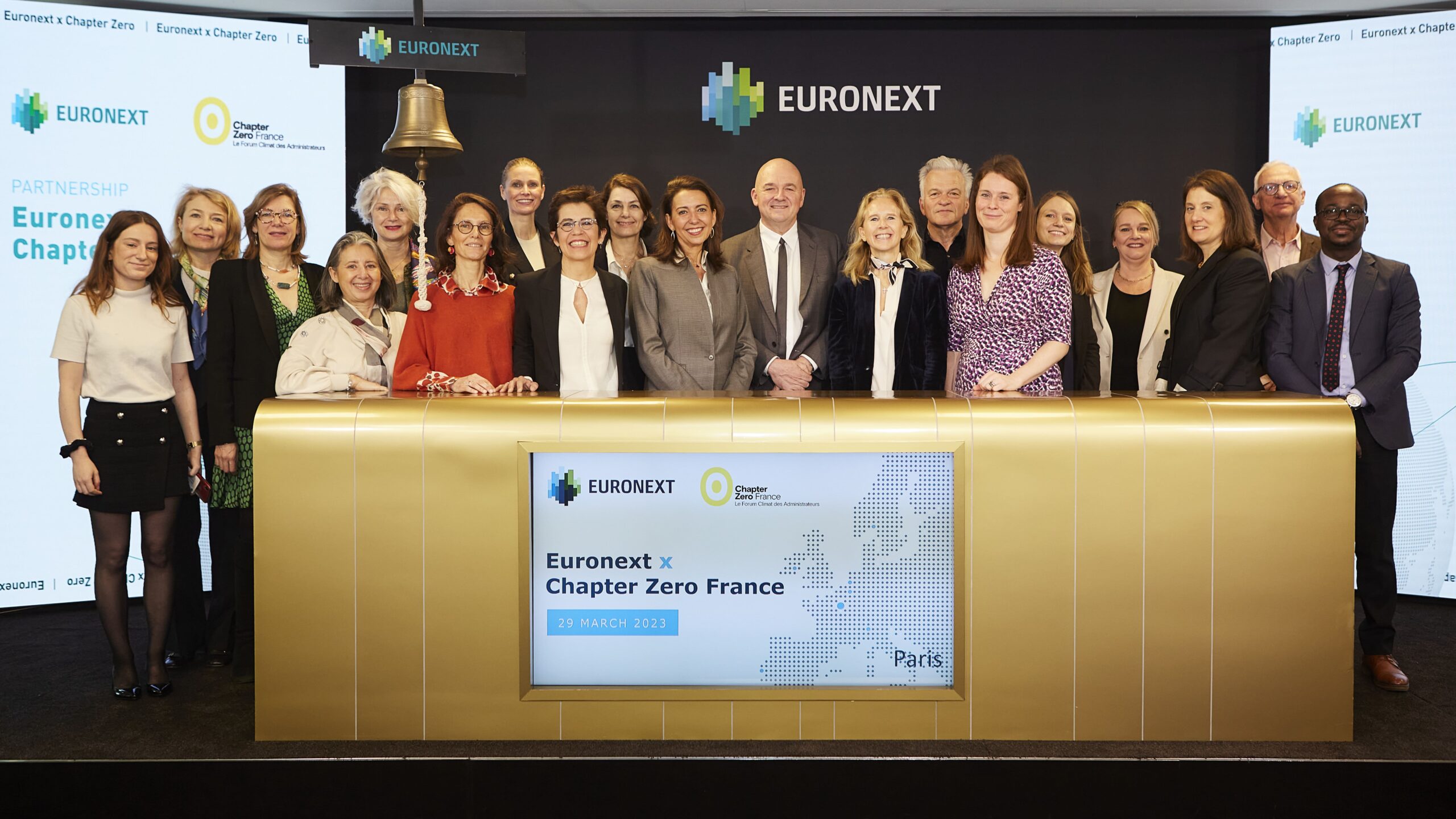 Chapter Zero France est heureux de vous annoncer sa collaboration avec Euronext
