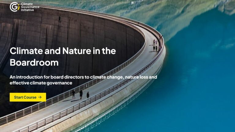 Climate and Nature in the Boardroom CGI
