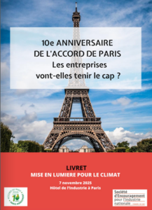 Takeaways 10e Anniversaire de l’Accord de Paris, les entreprises vont-elles tenir le cap ? 7 novembre 2025